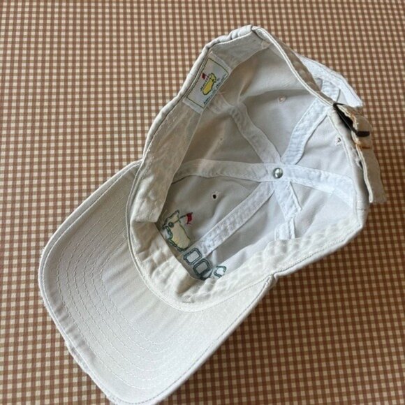 Masters GOLF hat adjustable distressed fabric Y2K 2000 classic preppy dad hat - Picture 8 of 12